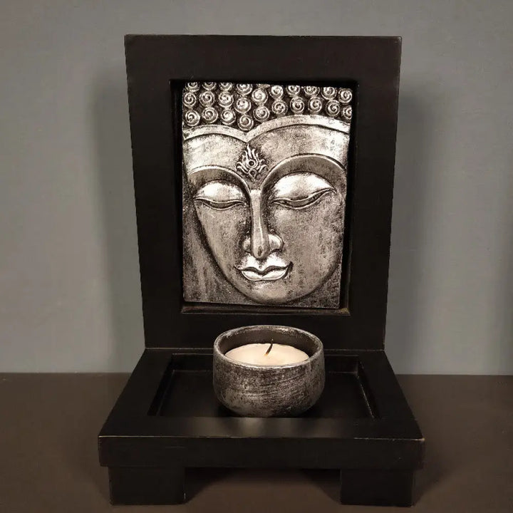 BWOOOH Buddha Compassion Serenity Home Prayer Altar Zen Decoration - Decorations