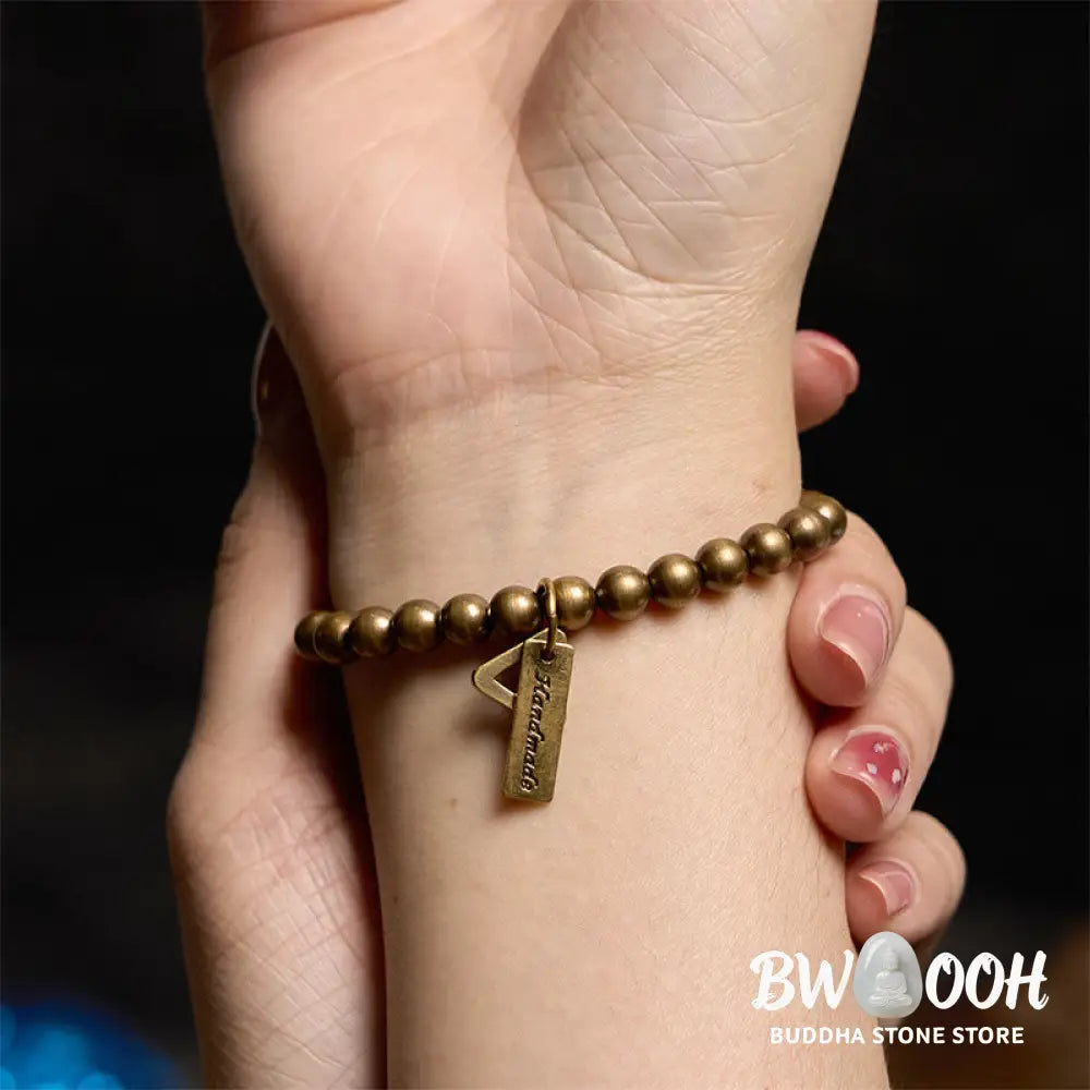 Buddha Stones Copper Beads Balance Bracelet - BWOOOH - Bracelet