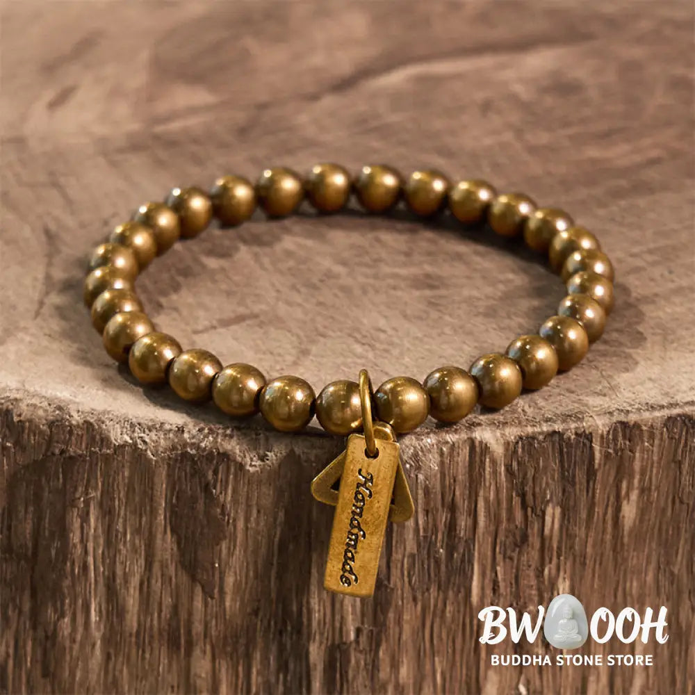 Buddha Stones Copper Beads Balance Bracelet - BWOOOH - Bracelet