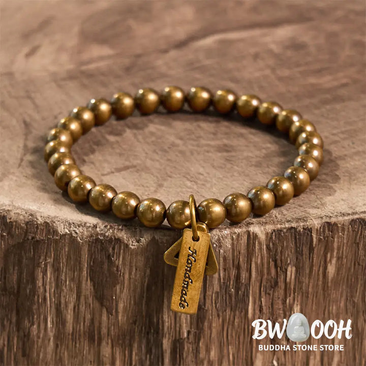Buddha Stones Copper Beads Balance Bracelet - BWOOOH - Bracelet