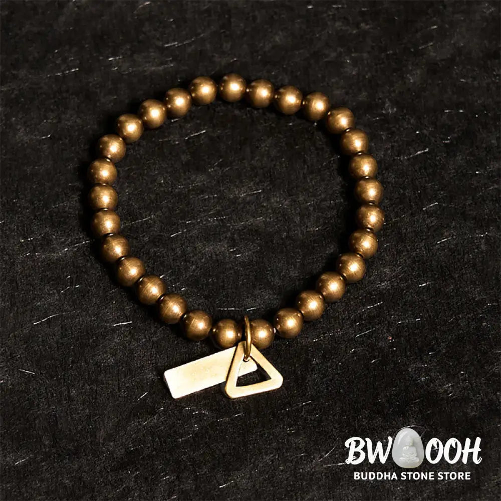 Buddha Stones Copper Beads Balance Bracelet - BWOOOH - Bracelet