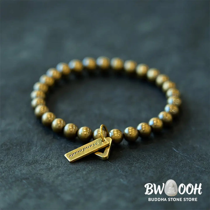 Buddha Stones Copper Beads Balance Bracelet - BWOOOH - Bracelet