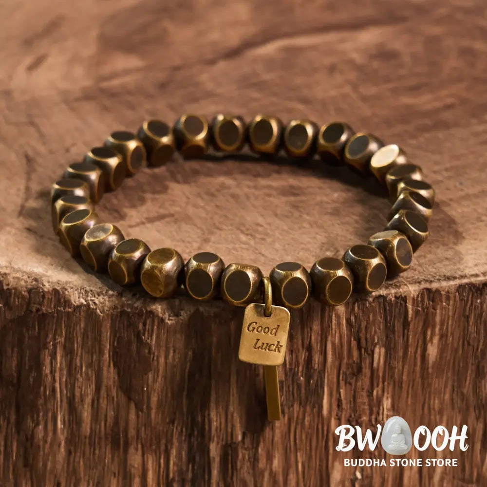 Buddha Stones Copper Good Luck Wealth Bracelet - BWOOOH - Bracelet