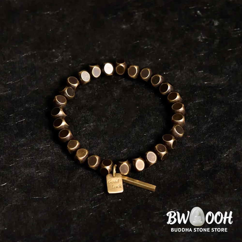 Buddha Stones Copper Good Luck Wealth Bracelet - BWOOOH - Bracelet