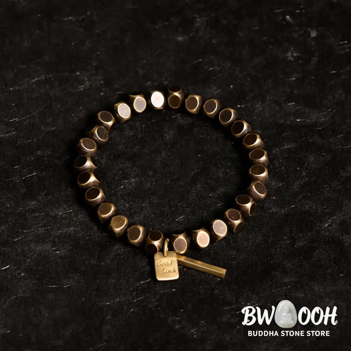 Buddha Stones Copper Good Luck Wealth Bracelet - BWOOOH - Bracelet