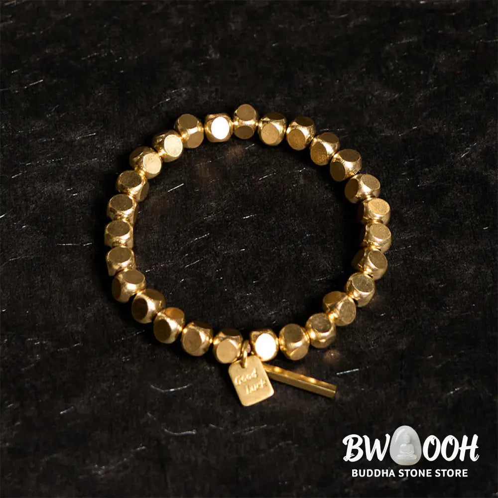 Buddha Stones Copper Good Luck Wealth Bracelet - BWOOOH - Bracelet