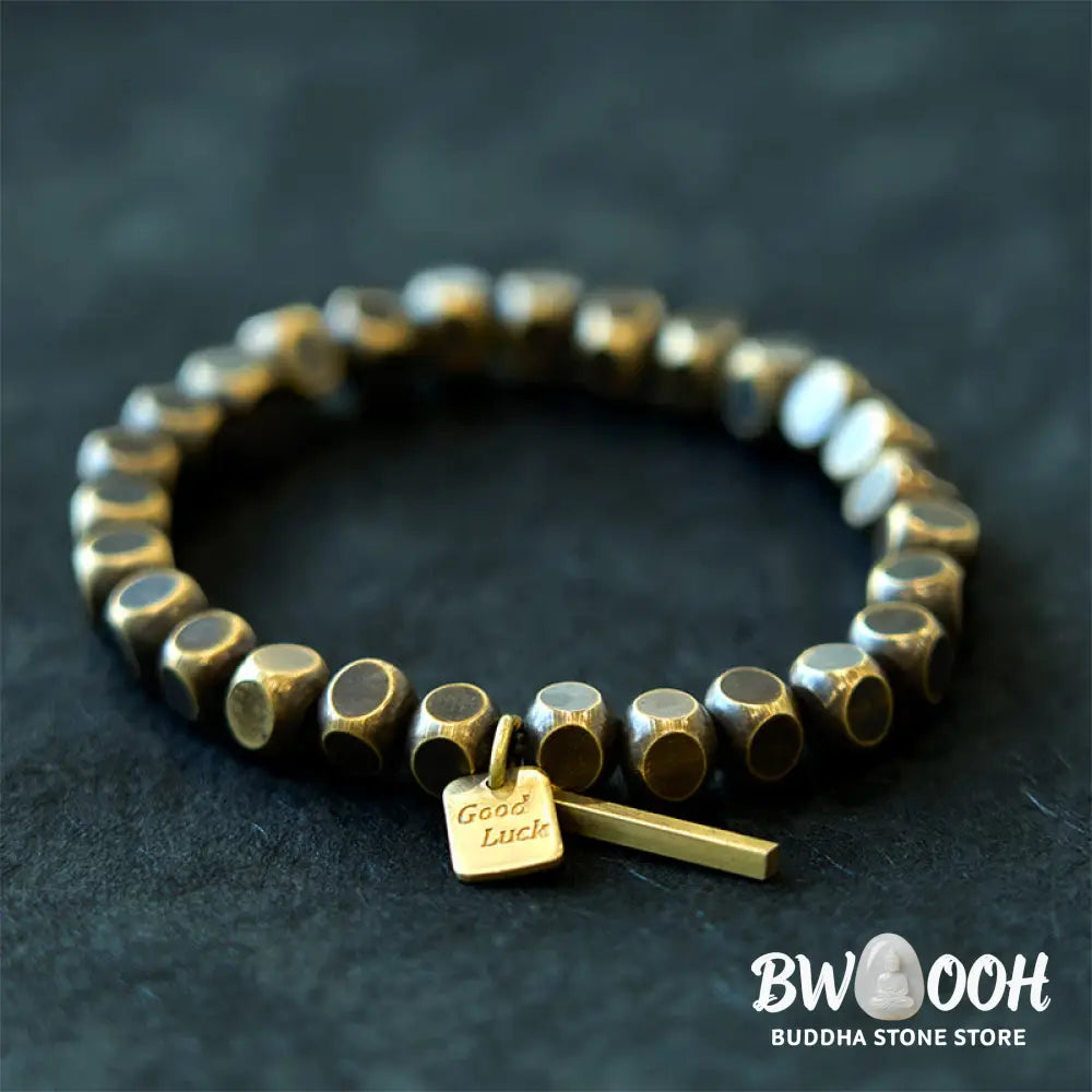 Buddha Stones Copper Good Luck Wealth Bracelet - BWOOOH - Bracelet