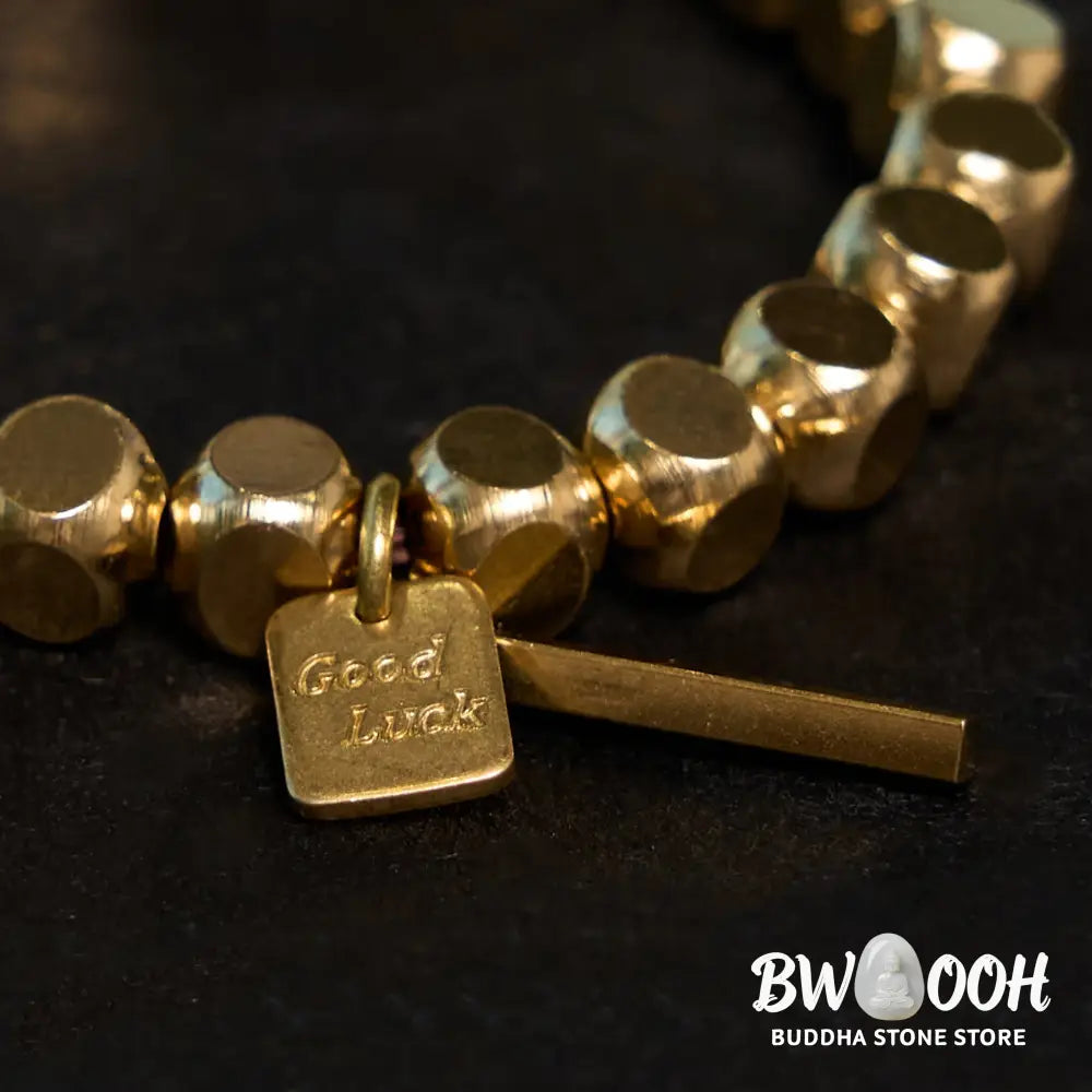 Buddha Stones Copper Good Luck Wealth Bracelet - BWOOOH - Bracelet