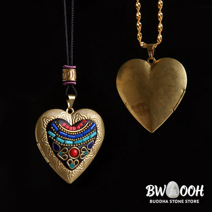 Buddha Stones Copper Kwan Yin Avalokitesvara Zakiram Wealth Pendant Necklace - BWOOOH - Necklaces &amp; Pendants