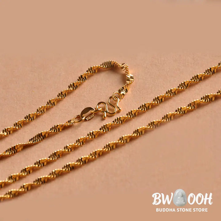 Buddha Stones Copper Kwan Yin Avalokitesvara Zakiram Wealth Pendant Necklace - BWOOOH - Necklaces &amp; Pendants