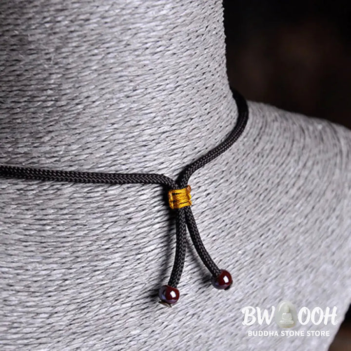 Buddha Stones Copper Kwan Yin Avalokitesvara Zakiram Wealth Pendant Necklace - BWOOOH - Necklaces &amp; Pendants