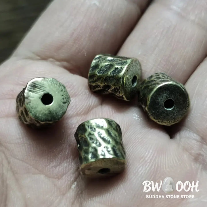 Buddha Stones Copper Meteorite Crater Pattern Luck Bracelet - BWOOOH - Bracelet