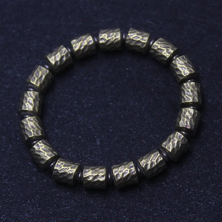 BWOOOH Copper Meteorite Crater Pattern Luck Bracelet - BWOOOH - Copper(Wrist Circumference: 14-15cm) - Bracelet