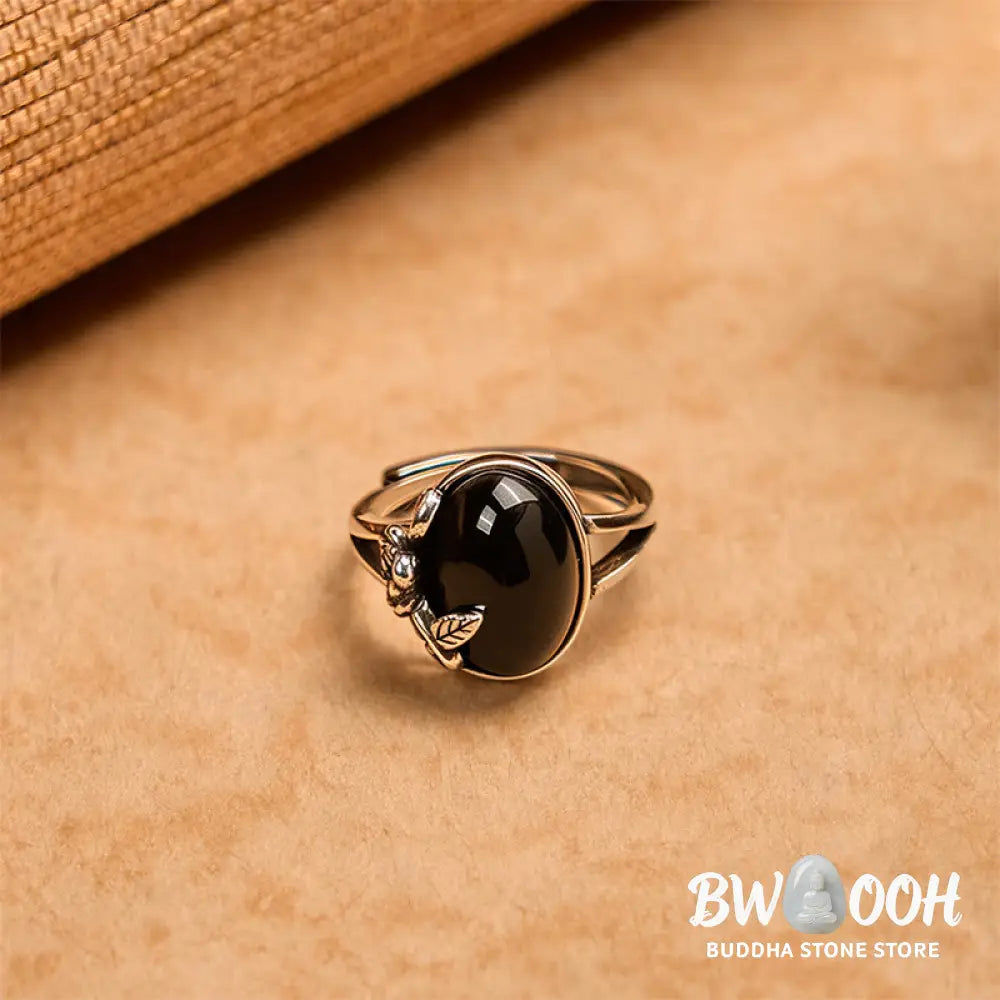 Buddha Stones Copper Rose Flower Adjustable Self Care Ring - Copper Rose - Ring