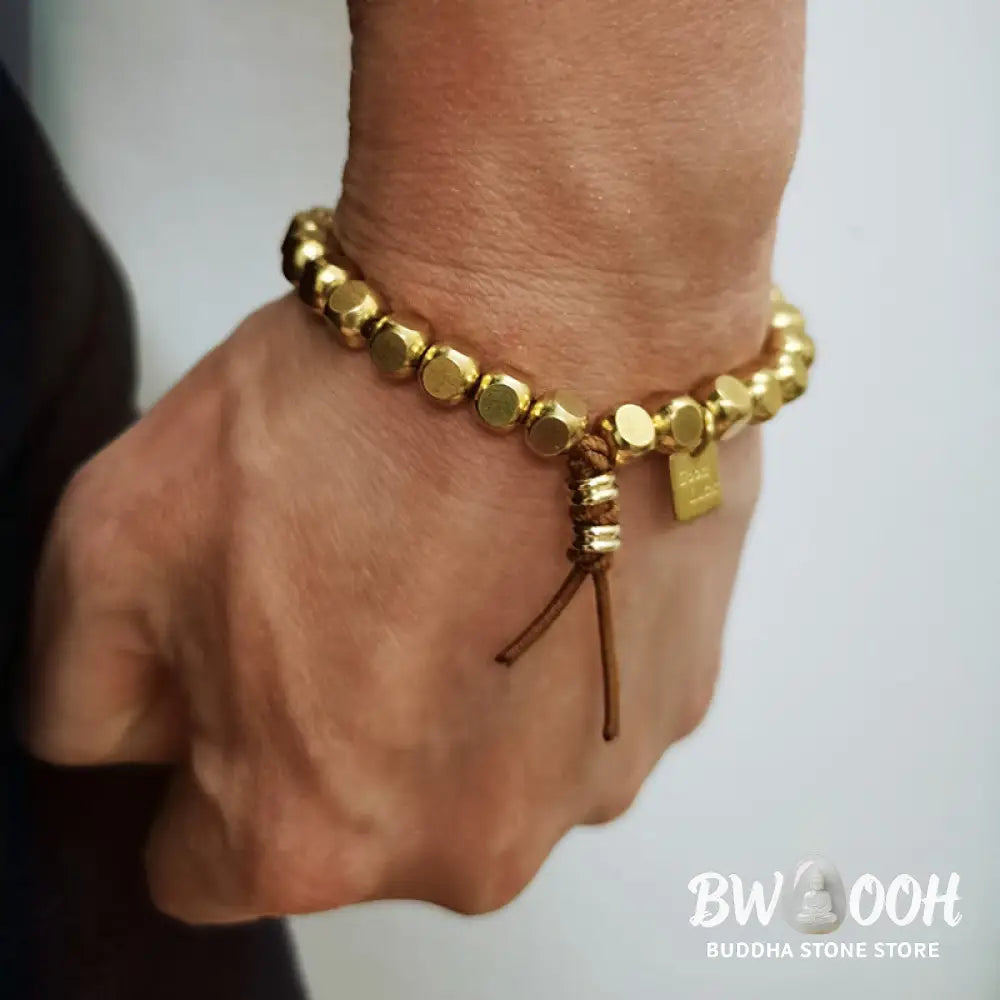 Buddha Stones Copper String Good Luck Self Care Bracelet - BWOOOH - Bracelet