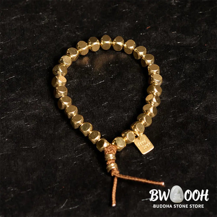 Buddha Stones Copper String Good Luck Self Care Bracelet - BWOOOH - Bracelet