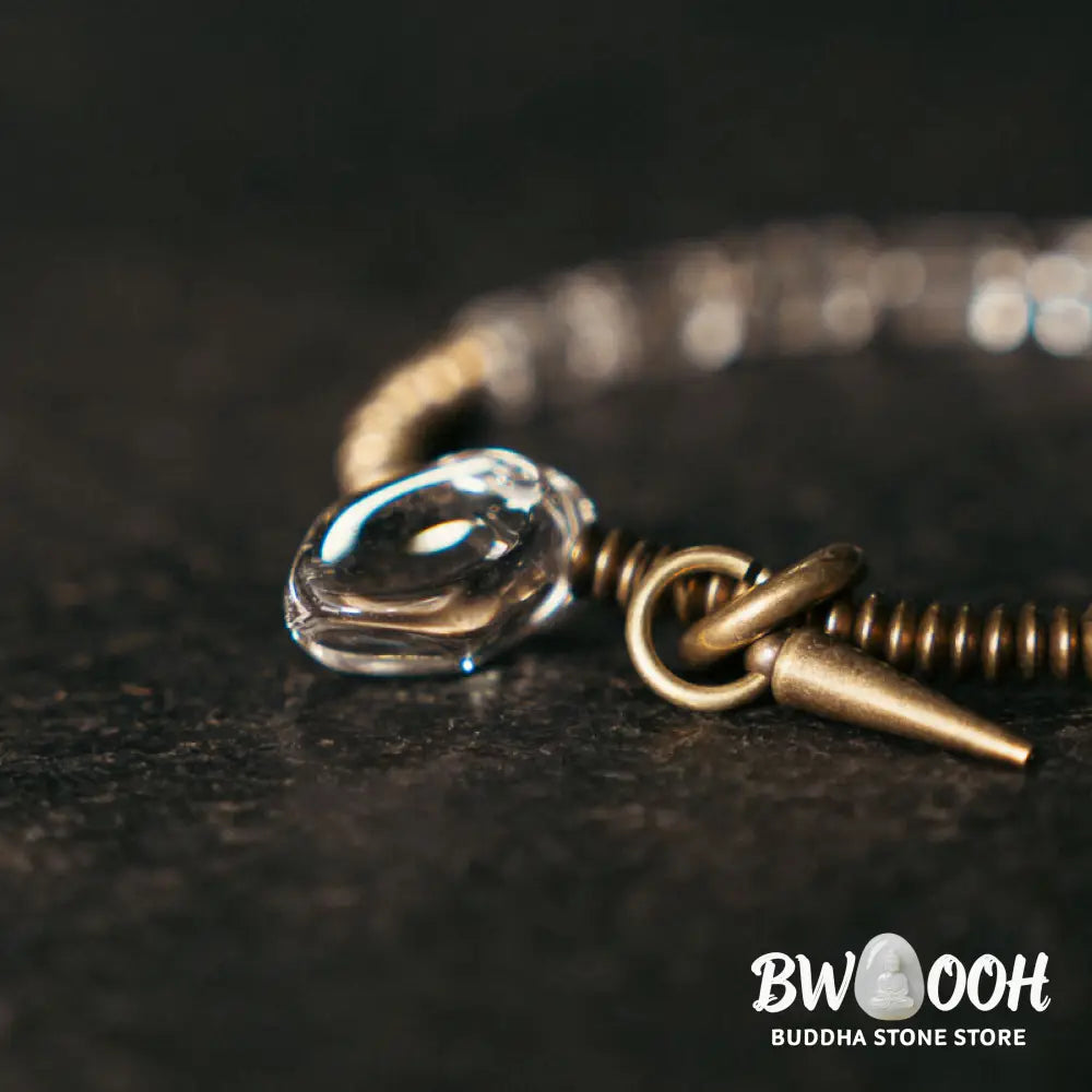Buddha Stones Copper White Crystal Luck Bracelet - BWOOOH - Bracelet