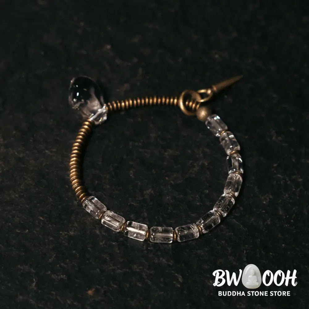 Buddha Stones Copper White Crystal Luck Bracelet - BWOOOH - Bracelet