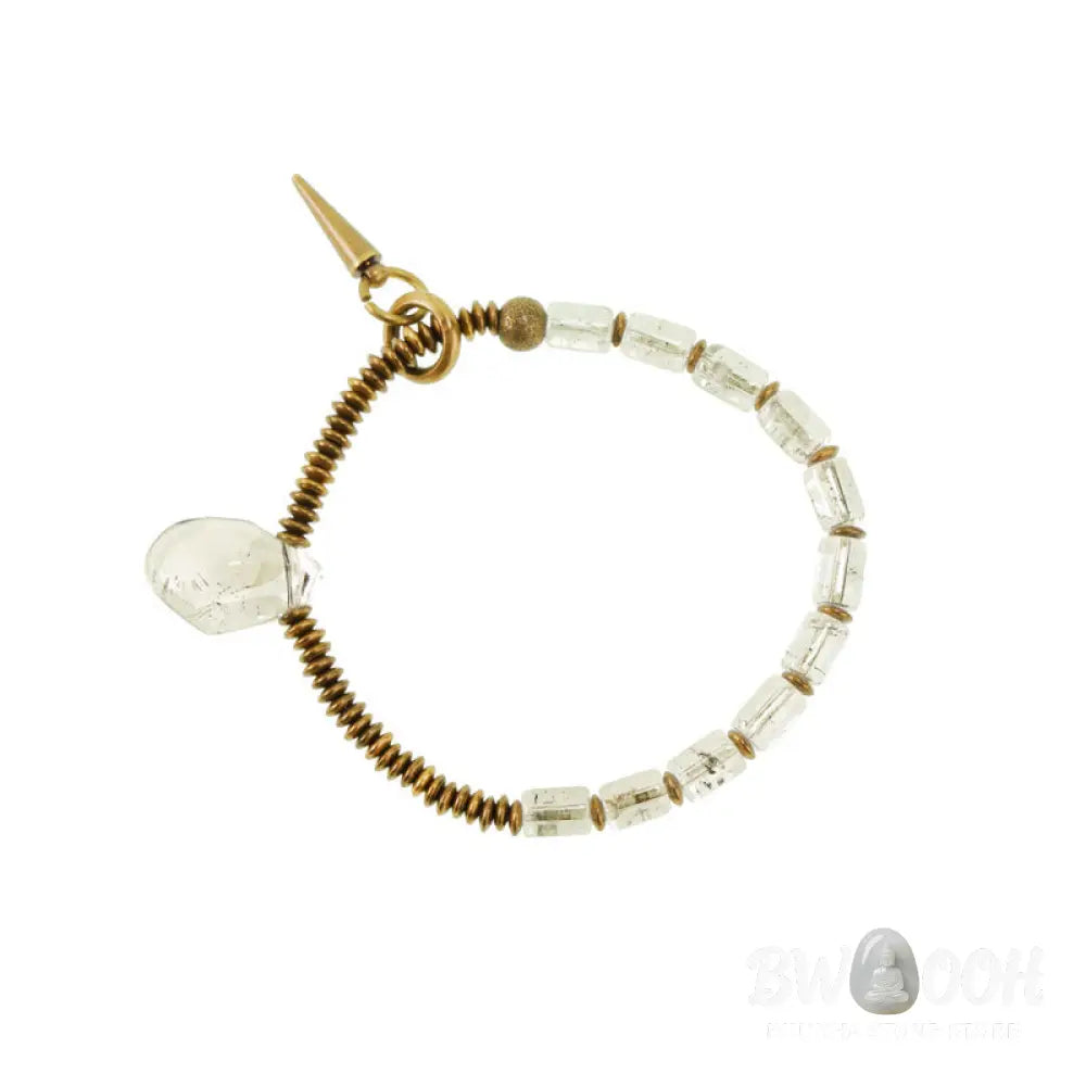 Buddha Stones Copper White Crystal Luck Bracelet - BWOOOH - Bracelet