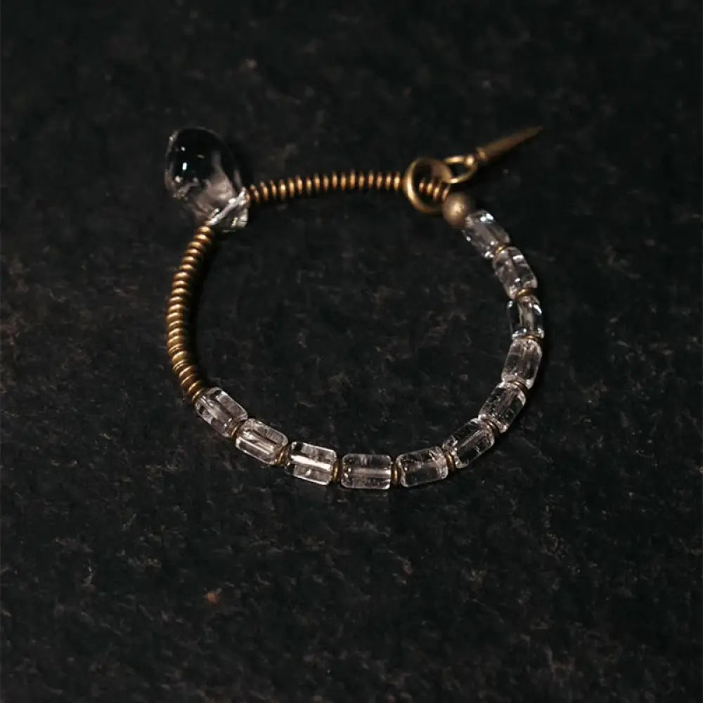 BWOOOH Copper White Crystal Luck Bracelet - BWOOOH - Copper White Crystal (Wrist Circumference 14-14.5cm)