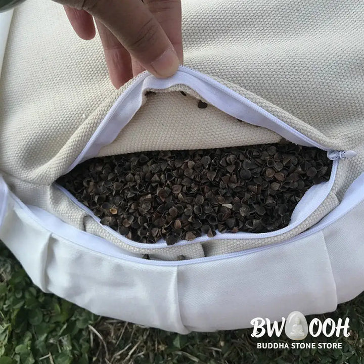 BWOOOH Cotton Buckwheat Husks Meditation Seat Cushion Home Decoration - Decorations