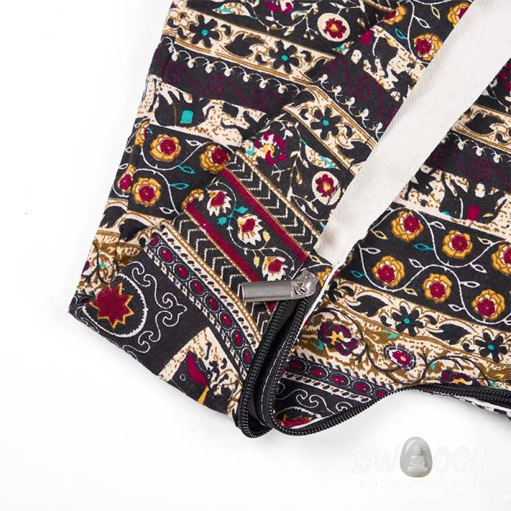 Buddha Stones Cotton Elephant Stripes Crossbody Bag Shoulder Bag - Crossbody Bag&amp;Shoulder Bag
