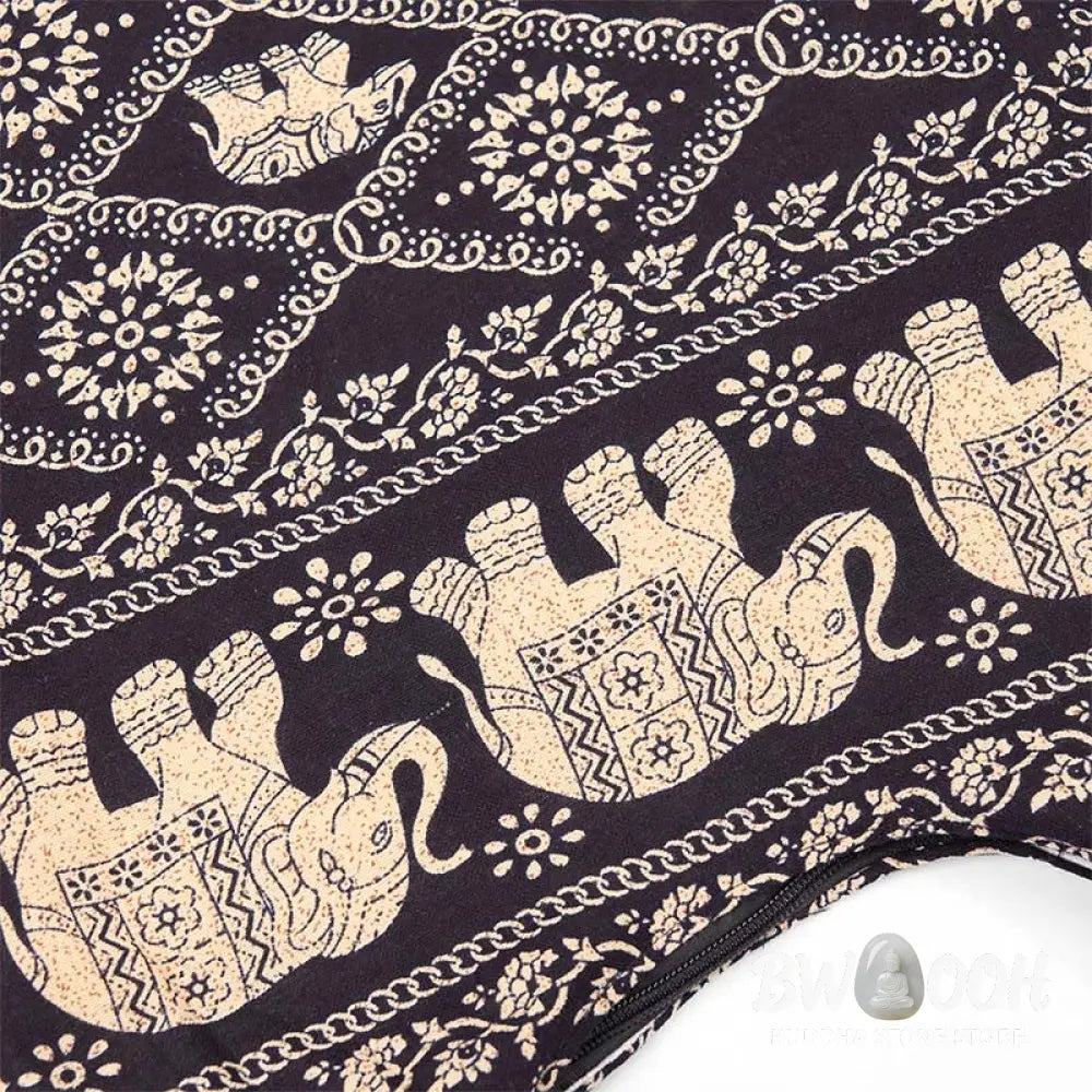 Buddha Stones Cotton Elephant Stripes Crossbody Bag Shoulder Bag - Crossbody Bag&amp;Shoulder Bag
