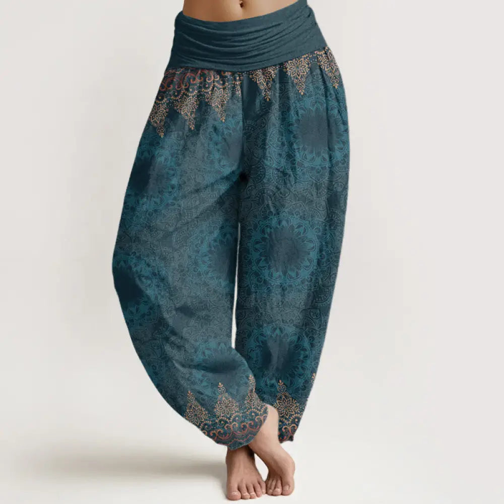 BWOOOH mandala print harem pants - Cotton Triangular Mandala Patterns Women
