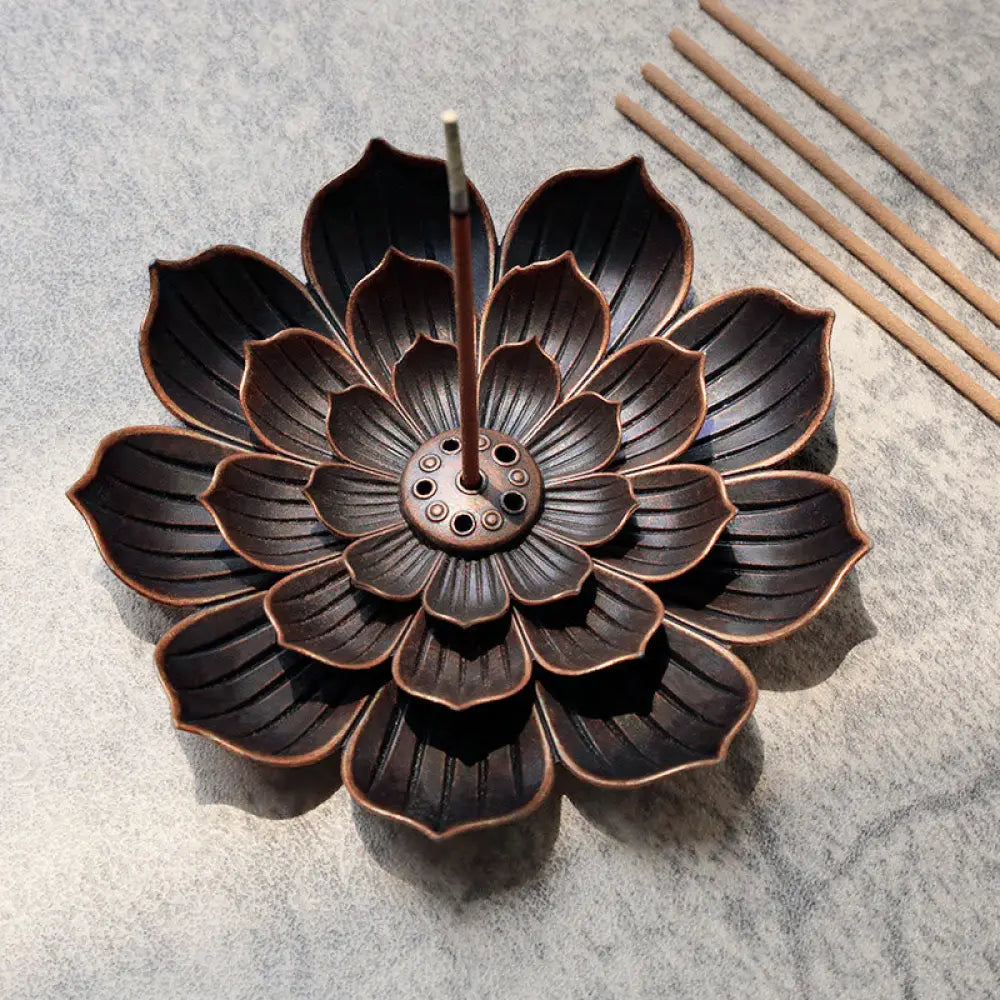 BWOOOH Creative Six-hole Lotus Incense Burner - Lotus - Incense Burner
