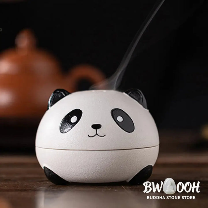 BWOOOH ceramic incense burner - Cute Panda Healing Ceramic Incense 