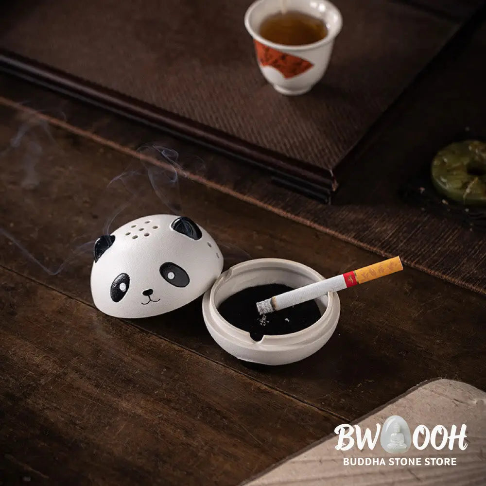 BWOOOH ceramic incense burner - Cute Panda Healing Ceramic Incense 