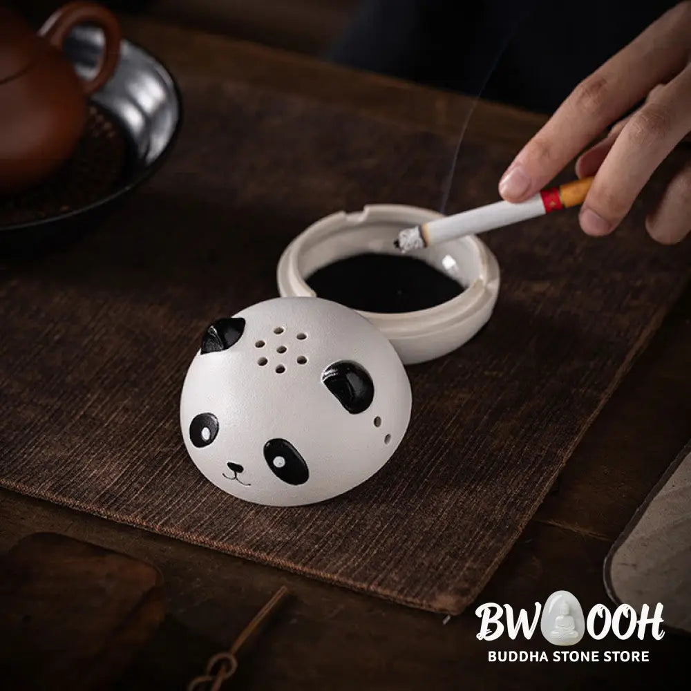 BWOOOH ceramic incense burner - Cute Panda Healing Ceramic Incense 