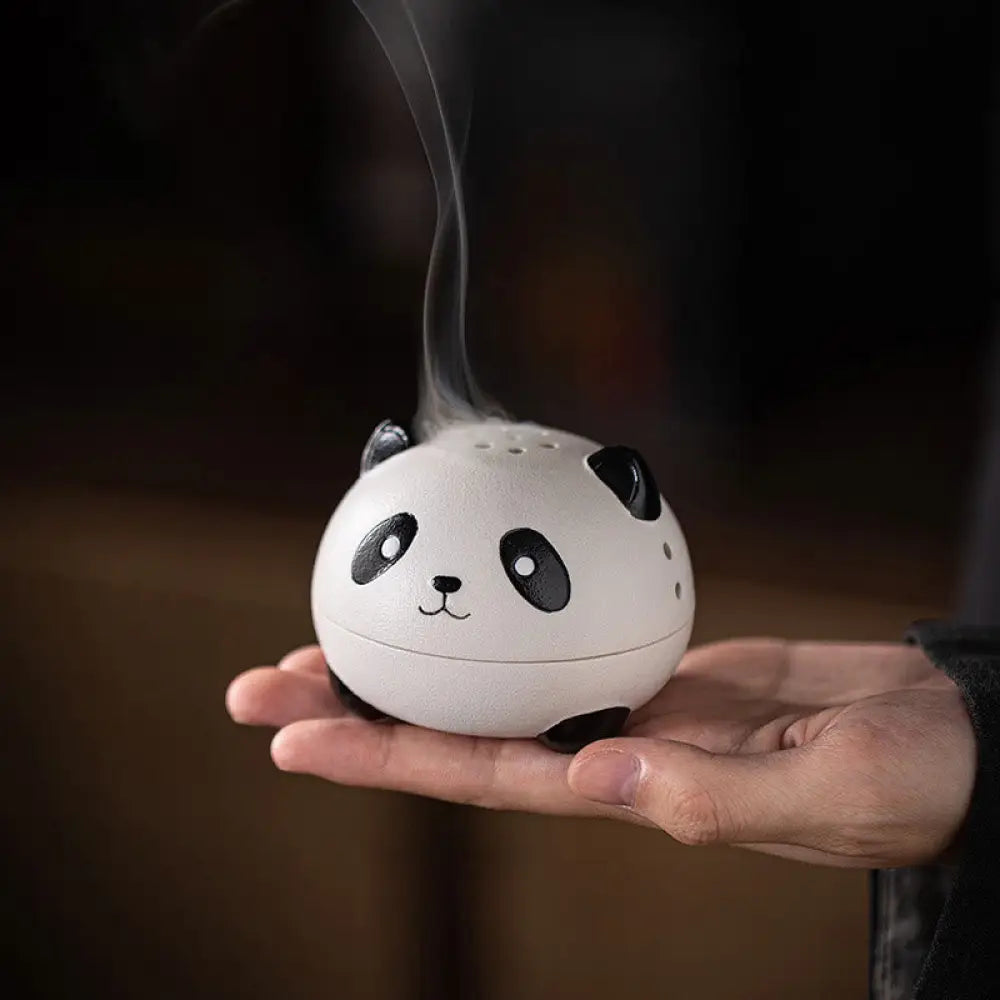 BWOOOH ceramic incense burner - Cute Panda Healing Ceramic Incense 