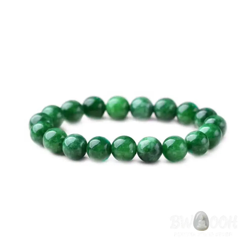 Buddha Stones Cyan Jade Bead Calm Harmony Bracelet - BWOOOH - Bracelet