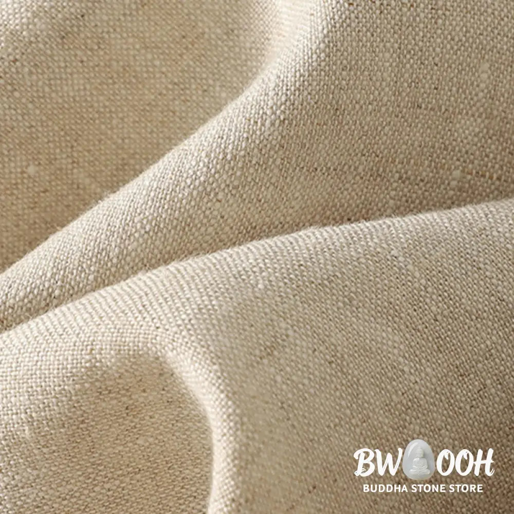 Buddha Stones Daily Plain Simple Design Cotton Linen Women’s Pants With Pockets - Women’s Pants
