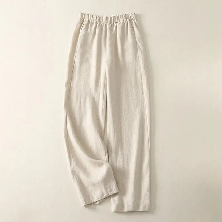 BWOOOH printed yoga pants - Daily Plain Simple Design Cotton Linen W