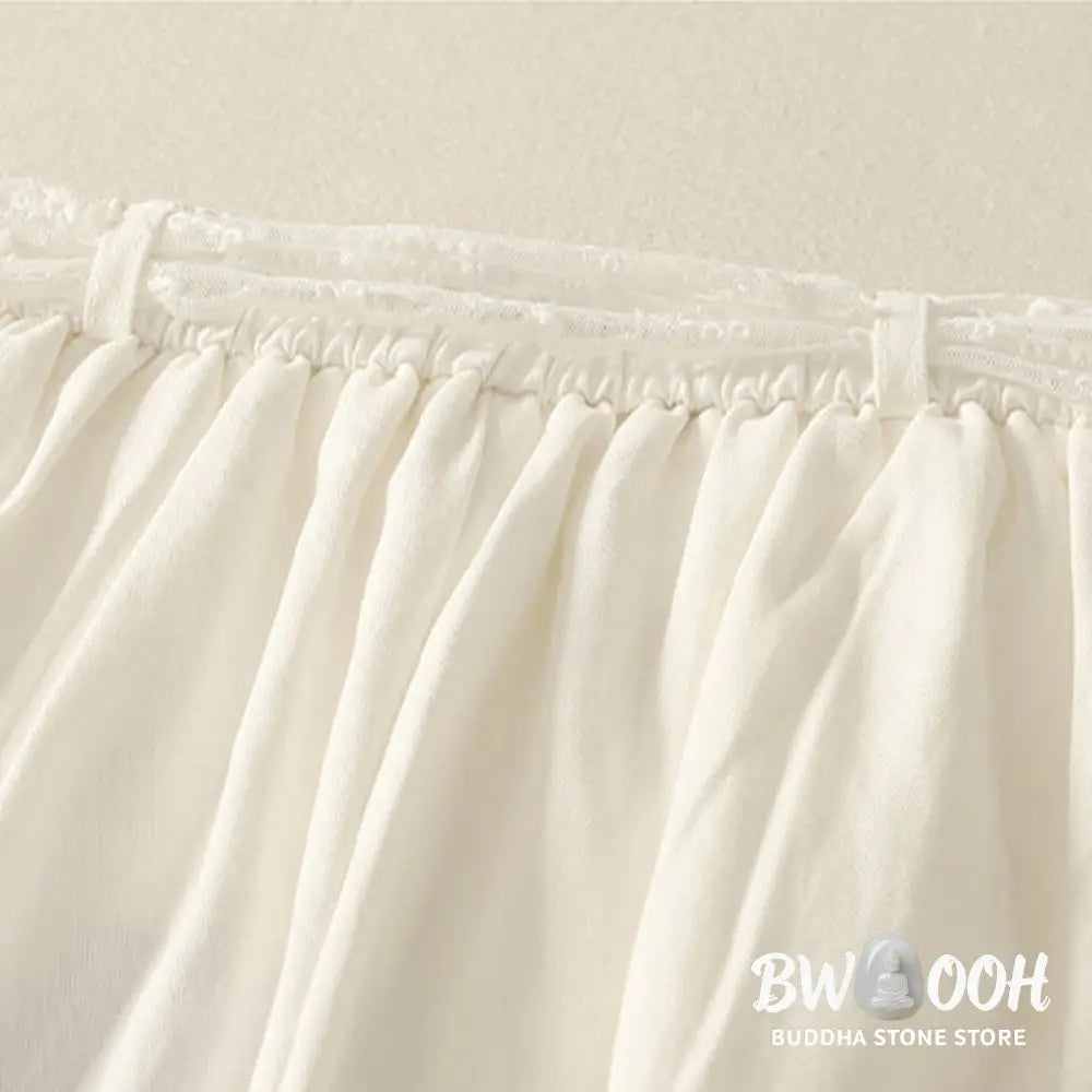 BWOOOH printed wide-leg yoga pants - Daily Solid Color Lace Belt Women&