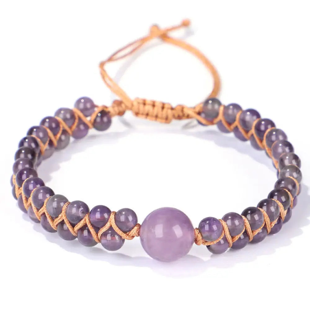 Buddha Stones Divine Blue Tiger Eye Stone Protection Bracelet - BWOOOH - Amethyst - Bracelet