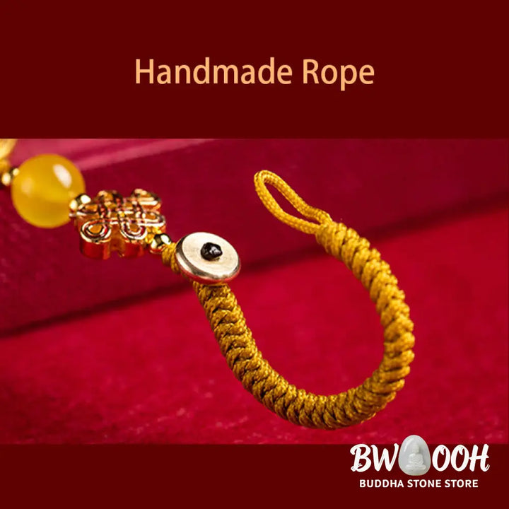 Buddha Stones Double Koi Fish Peace Buckle Wealth Luck Key Chain - Koi Fish(Luck♥Prosperity) - Key Chain
