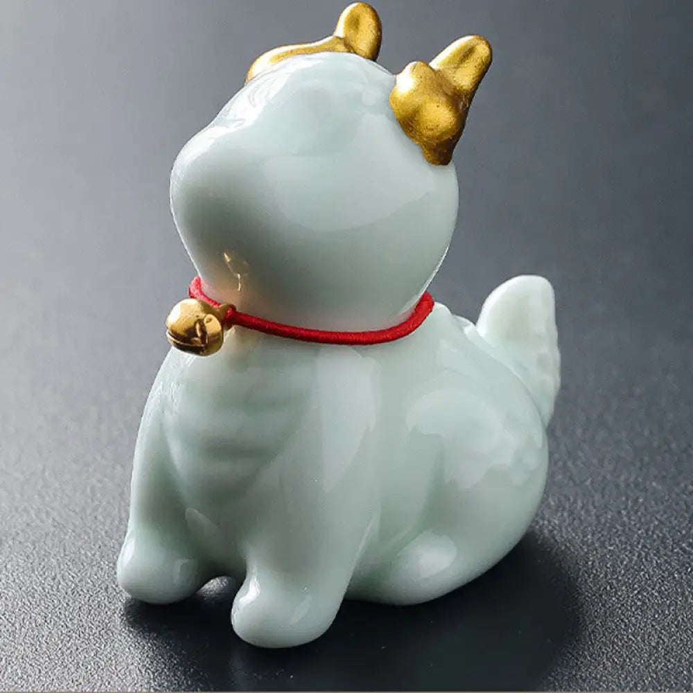 BWOOOH ceramic incense burner - Dragon Bell Healing Ceramic Incense