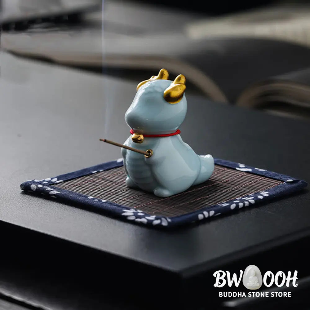 BWOOOH ceramic incense burner - Dragon Bell Healing Ceramic Incense