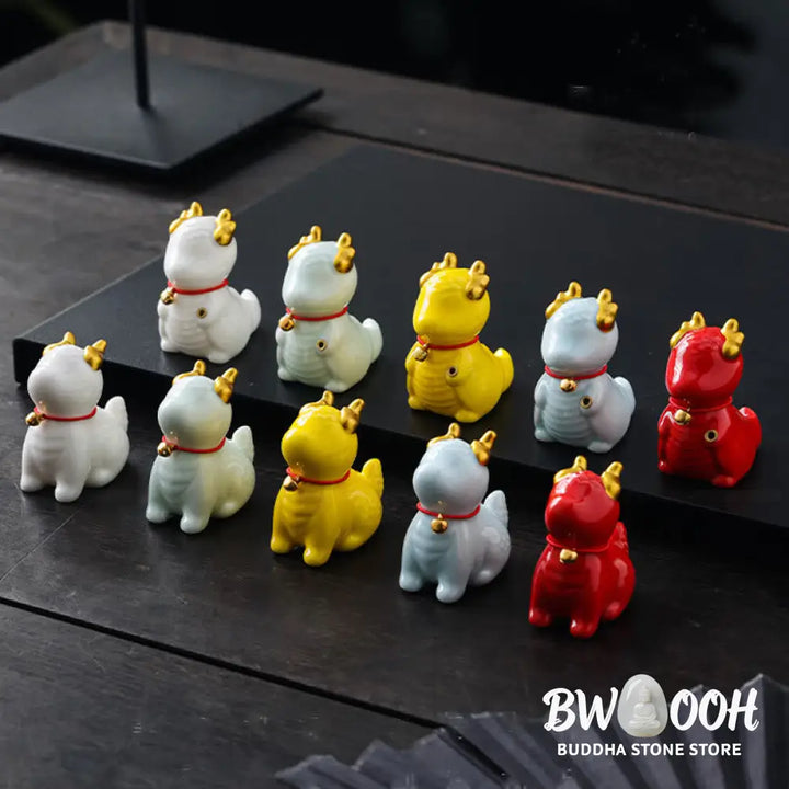 BWOOOH ceramic incense burner - Dragon Bell Healing Ceramic Incense