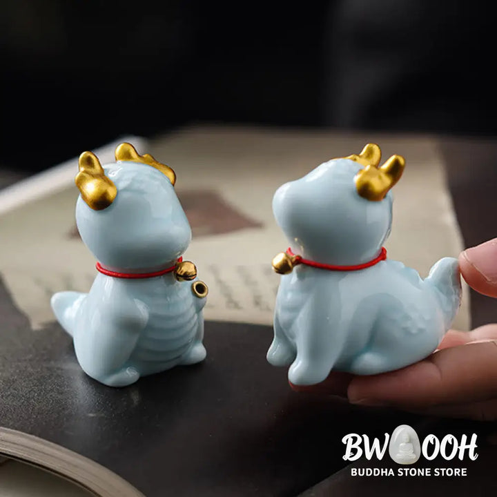 BWOOOH ceramic incense burner - Dragon Bell Healing Ceramic Incense