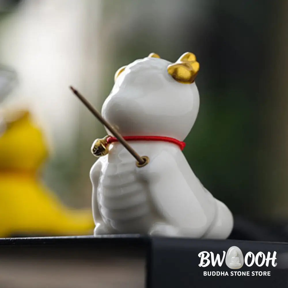 BWOOOH ceramic incense burner - Dragon Bell Healing Ceramic Incense