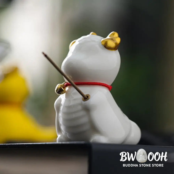 BWOOOH ceramic incense burner - Dragon Bell Healing Ceramic Incense