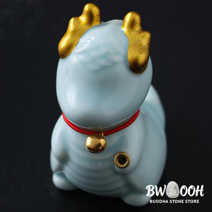 BWOOOH ceramic incense burner - Dragon Bell Healing Ceramic Incense