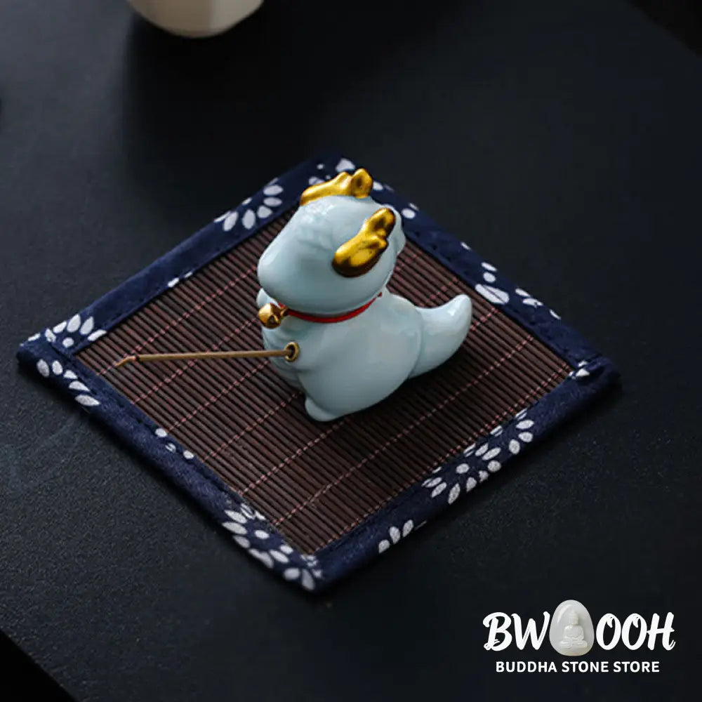 BWOOOH ceramic incense burner - Dragon Bell Healing Ceramic Incense