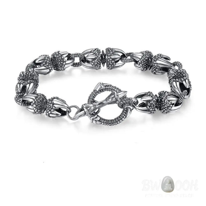 Buddha Stones Dragon Claw Engraved Strength Protection Bracelet - BWOOOH - Bracelet