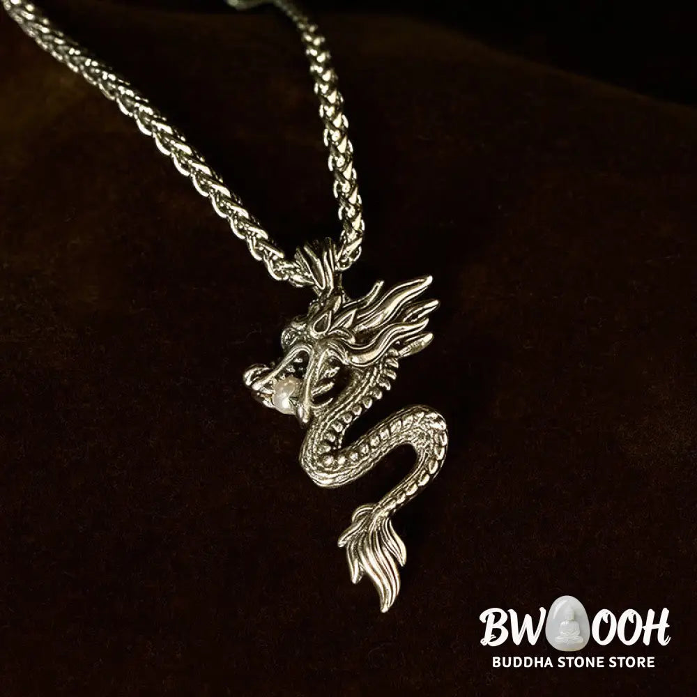 Buddha Stones Dragon Copper Balance Luck Necklace Pendant - BWOOOH - Necklaces &amp; Pendants