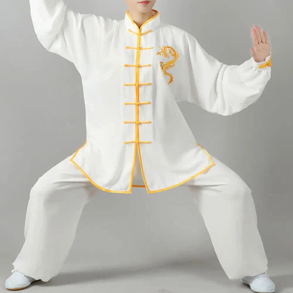 BWOOOH Dragon Embroidered Qi Gong Zen Spiritual Practice 
